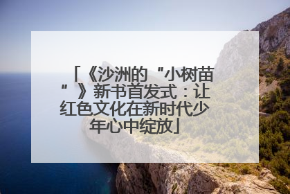 《沙洲的“小树苗”》新书首发式：让红色文化在新时代少年心中绽放