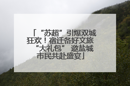 “苏超”引爆双城狂欢！宿迁备好文旅“大礼包” 邀盐城市民共赴盛宴