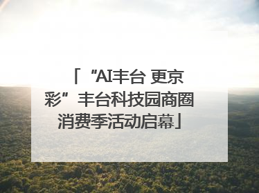 “AI丰台 更京彩”丰台科技园商圈消费季活动启幕