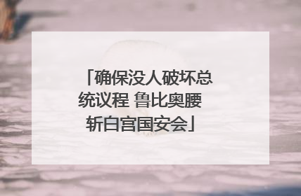 确保没人破坏总统议程 鲁比奥腰斩白宫国安会