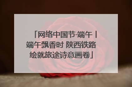 网络中国节·端午丨端午飘香时 陕西铁路绘就旅途诗意画卷