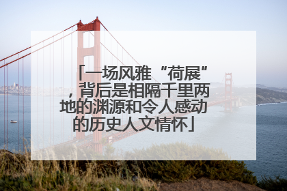 一场风雅“荷展”，背后是相隔千里两地的渊源和令人感动的历史人文情怀