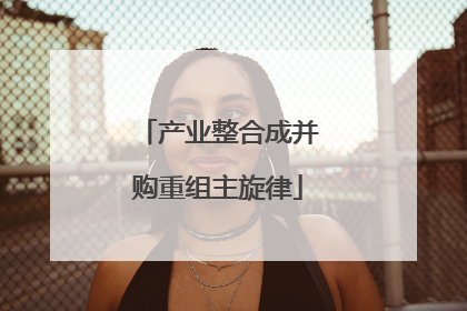 产业整合成并购重组主旋律