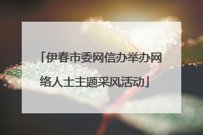 伊春市委网信办举办网络人士主题采风活动