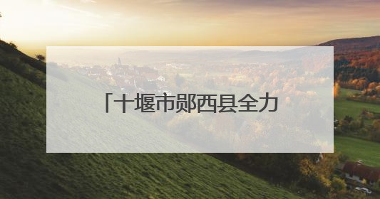 十堰市郧西县全力抗旱“稳”生产
