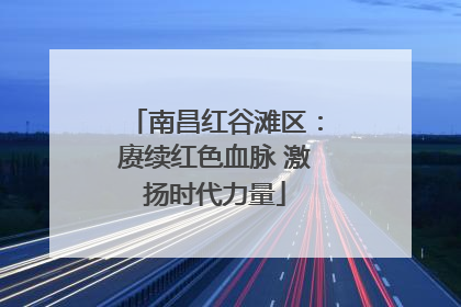 南昌红谷滩区：赓续红色血脉 激扬时代力量