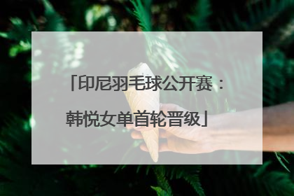 印尼羽毛球公开赛：韩悦女单首轮晋级