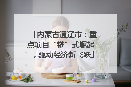 内蒙古通辽市：重点项目“链”式崛起，驱动经济新飞跃