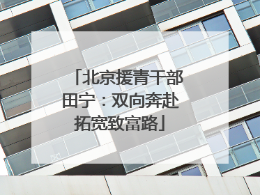 北京援青干部田宁：双向奔赴拓宽致富路