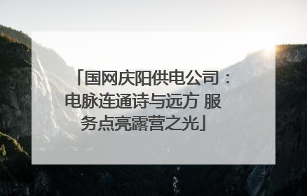 国网庆阳供电公司：电脉连通诗与远方 服务点亮露营之光
