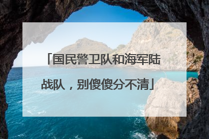国民警卫队和海军陆战队，别傻傻分不清