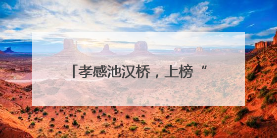孝感池汉桥，上榜“中国好人榜”候选人