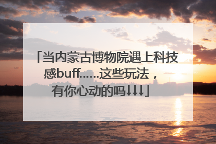 当内蒙古博物院遇上科技感buff……这些玩法，有你心动的吗↓↓↓