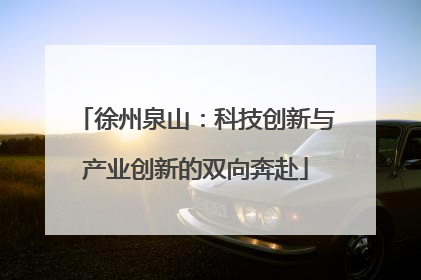 徐州泉山：科技创新与产业创新的双向奔赴