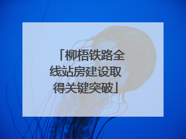 柳梧铁路全线站房建设取得关键突破