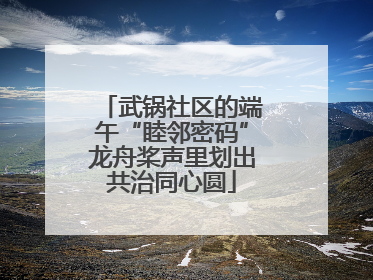 武锅社区的端午“睦邻密码”龙舟桨声里划出共治同心圆