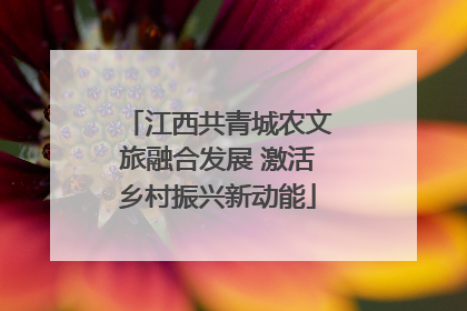 江西共青城农文旅融合发展 激活乡村振兴新动能