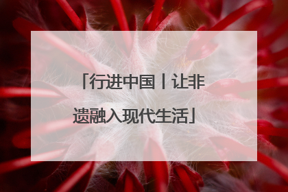 行进中国丨让非遗融入现代生活