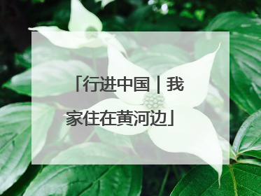 行进中国｜我家住在黄河边
