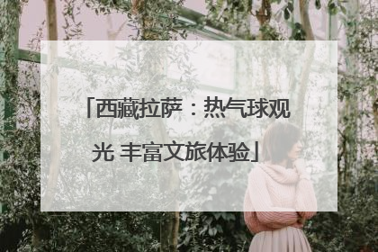 西藏拉萨：热气球观光 丰富文旅体验