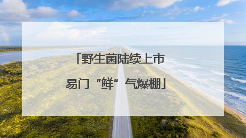 野生菌陆续上市 易门“鲜”气爆棚