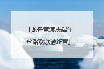 龙舟竞渡庆端午 丝路欢歌谱新章