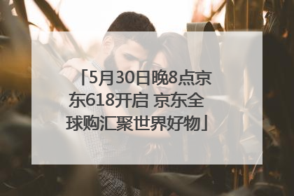5月30日晚8点京东618开启 京东全球购汇聚世界好物